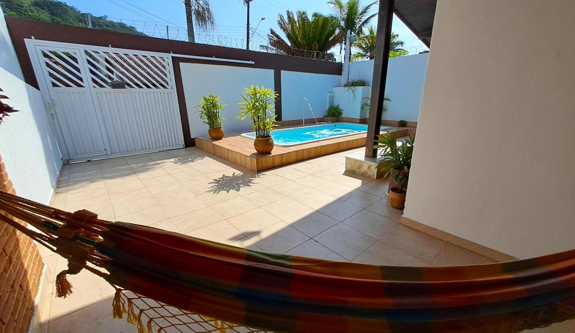 Linda Casa Com Piscina - Praia Do Pernambuco - Guaruja Guarujá Exterior foto